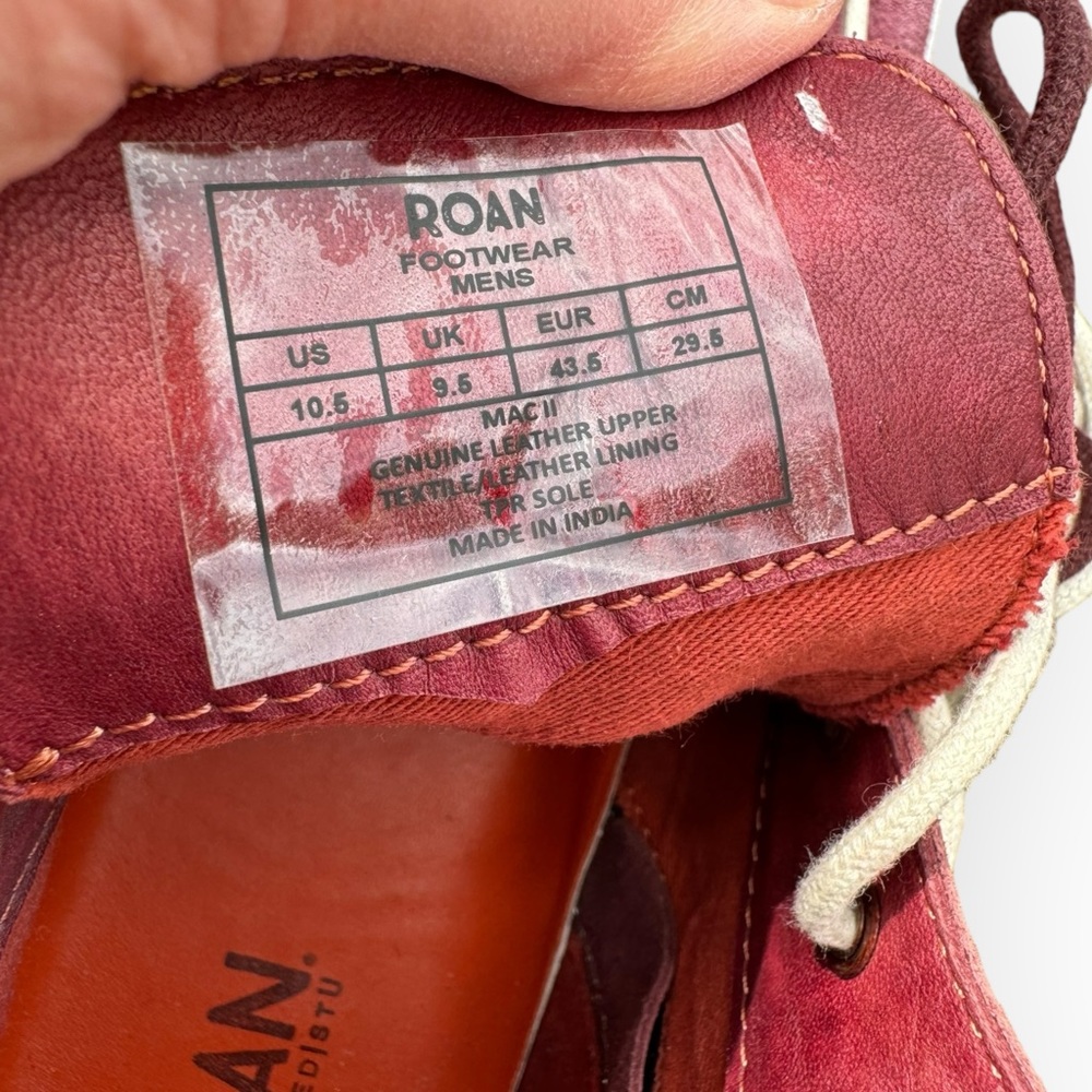 Bed Stu Roan Mac II Leather High-Top Sneakers Bordo (Like New) - Picture 14 of 15